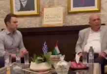 Επίσκεψη Κασσελάκη στην Παλαιστίνη