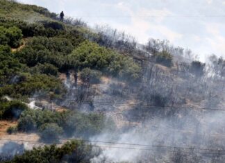 Θεσσαλονίκη: Καλύτερη η εικόνα από τη φωτιά στο Δερβένι – Παραμένουν ισχυρές δυνάμεις της Πυροεβστικής